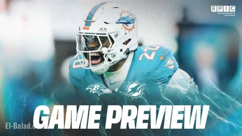 Miami Dolphins to Face Baltimore Ravens in Exciting NFL Showdown