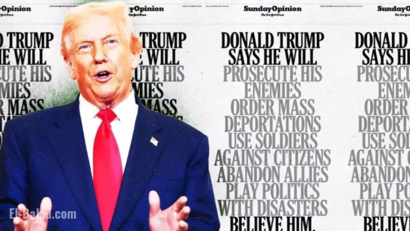 Trump Confirms Fears as Chilling NYT Cover Goes Viral