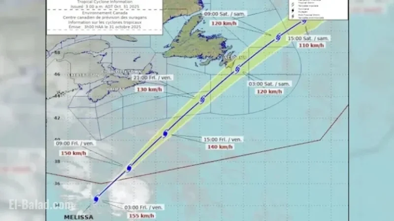 Wet Halloween Forecast as Melissa’s Remnants Combine with Low Pressure System