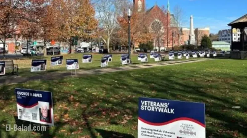 Natick MA Veterans’ Storywalk Showcases Over 150 Local Stories