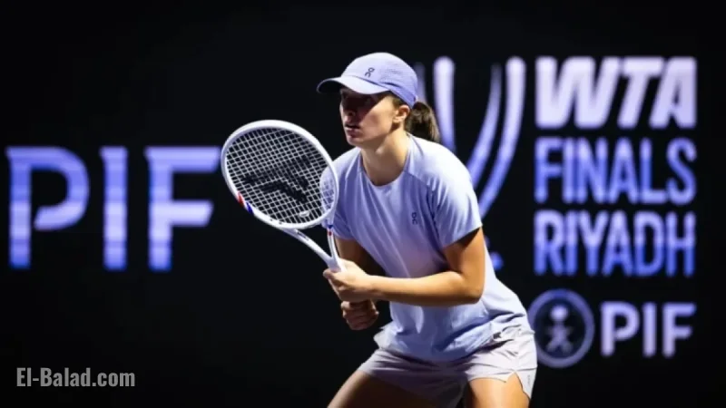 Swiatek Faces Keys as WTA Finals Open in Riyadh