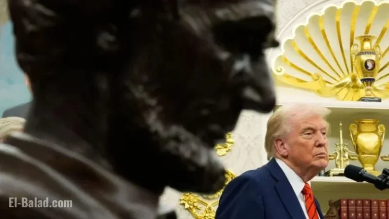 Trump Unveils Renovated Lincoln Bedroom Bathroom Amid White House Remodel