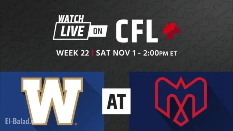 Winnipeg Blue Bombers Face Montreal Alouettes in Eastern Semi-Final Clash