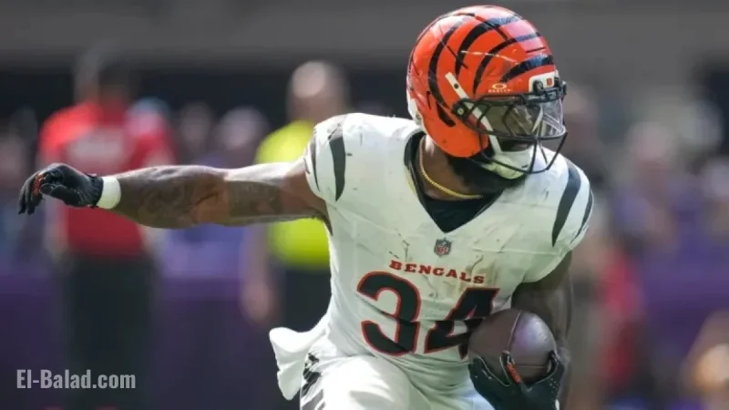 Bengals’ Samaje Perine Suffers Leg Injury Against Bears in NFL Week 9