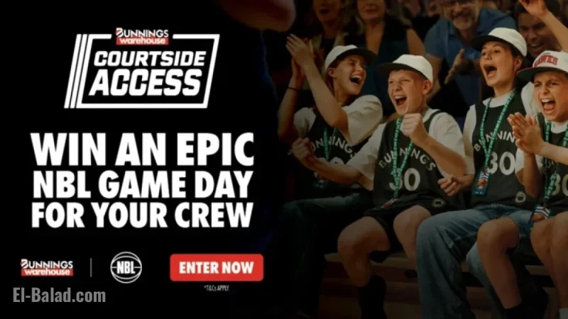 Bunnings and NBL Offer Young Fans Unmatched Courtside Experience