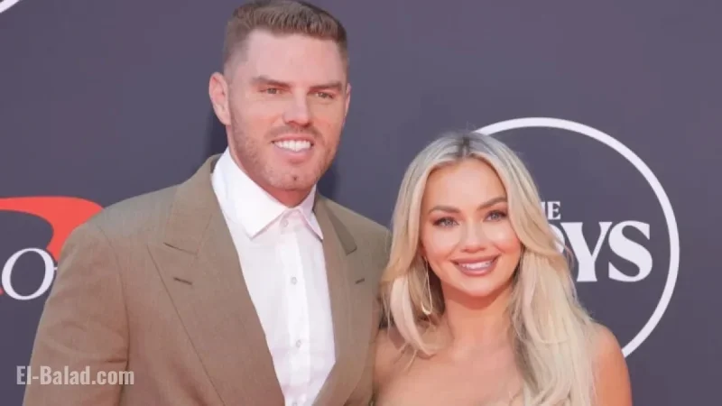 Chelsea Freeman Supports Dodgers in Rival Red During Game 7