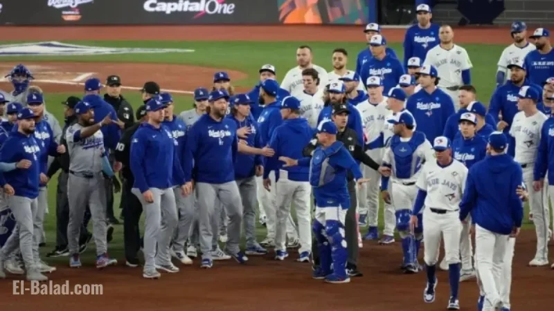Dodgers and Blue Jays Benches Clear in Intense Game 7 World Series Clash