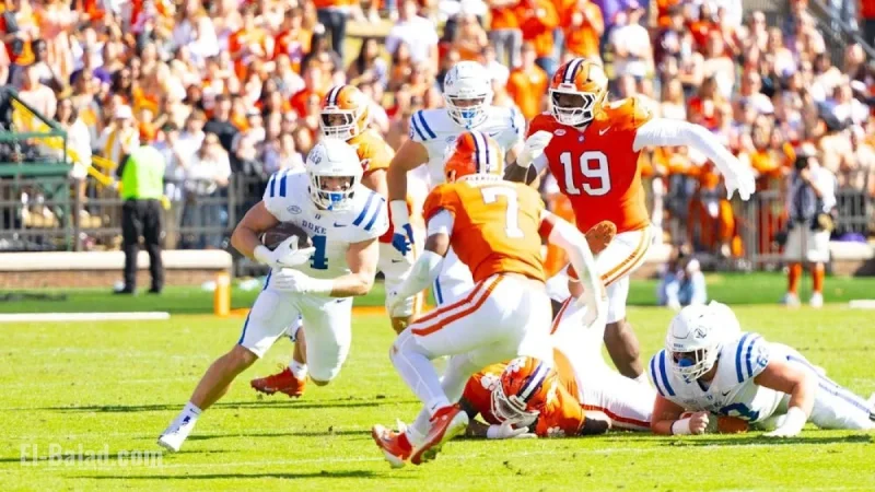 Duke 46–45 Clemson: Blue Devils stun Tigers with last-minute TD and two-point conversion in Death Valley classic