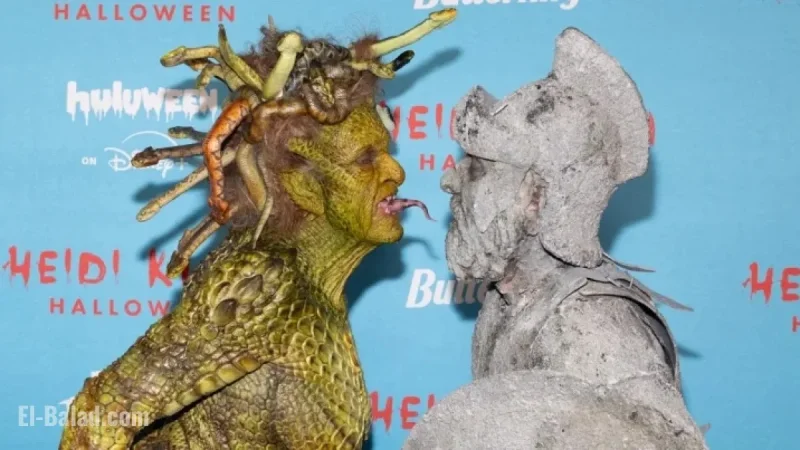 Heidi Klum Transforms into Medusa for Halloween: Photos Revealed