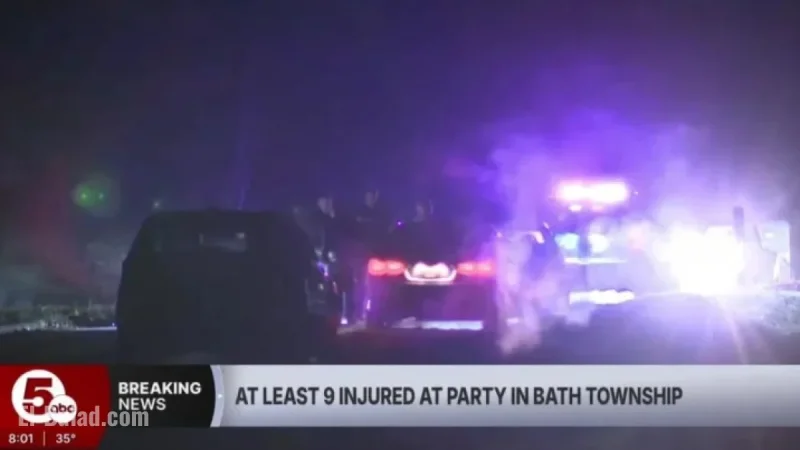 Nine Injured in Bath Township Airbnb Shooting