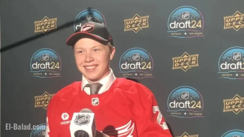 Red Wings Prospect Dominates as Nation’s Top College Scorer