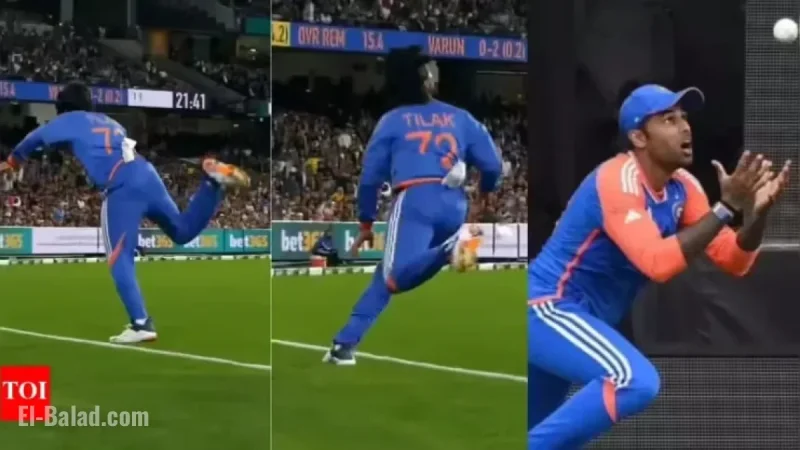 Tilak Varma Executes Stunning Catch to Dismiss Travis Head – Watch Now