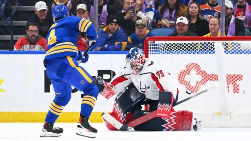 Byram Leads Sabres to Shootout Victory Over Capitals