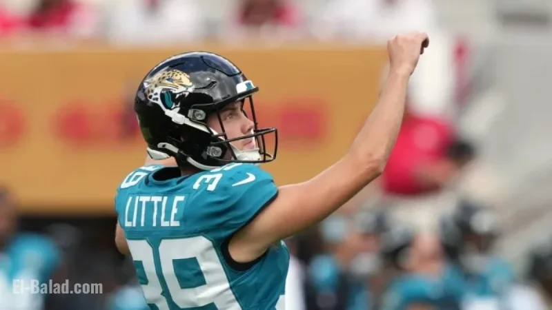 Cam Little Sets NFL Record with 68-Yard Field Goal Before Halftime
