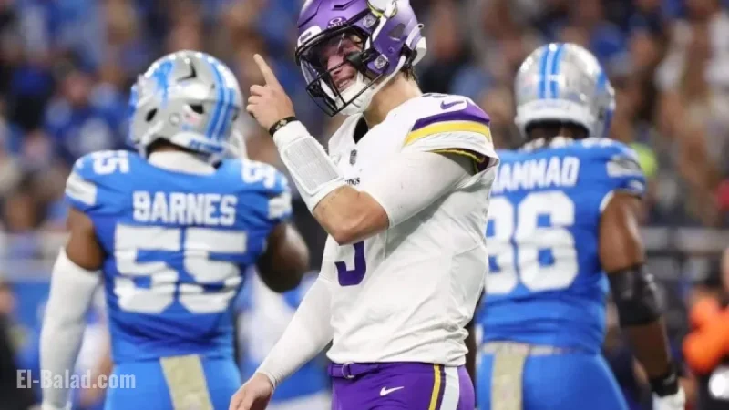 J.J. McCarthy Leads Vikings to Emotional, Season-Changing Win Over Lions