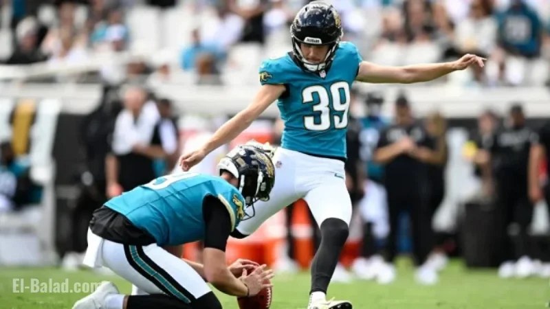 Jaguars’ Cam Little Sets NFL Record with 68-Yard FG Against Raiders