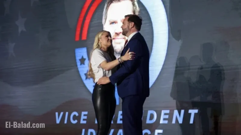 JD Vance-Erika Kirk Hug at TPUSA Event Sparks Controversy