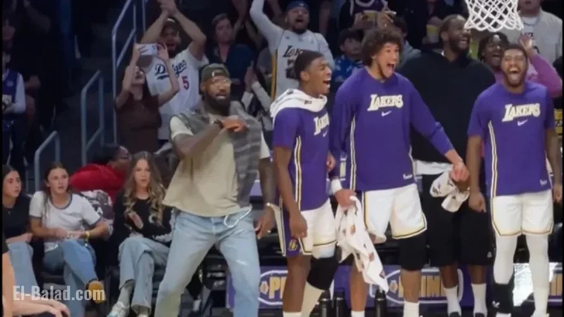 LeBron James and Lakers Stunned by Austin Reaves’ Alley-Oop to Bronny