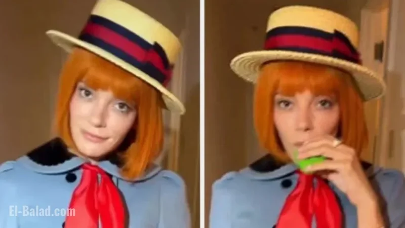 Lily Allen Stuns in Iconic Madeline Halloween Costume