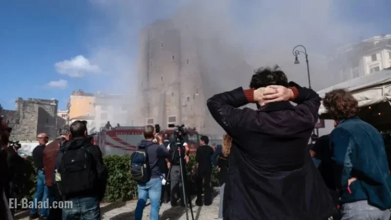 Medieval Tower Partially Collapses in Rome, Injures Worker, Traps Another