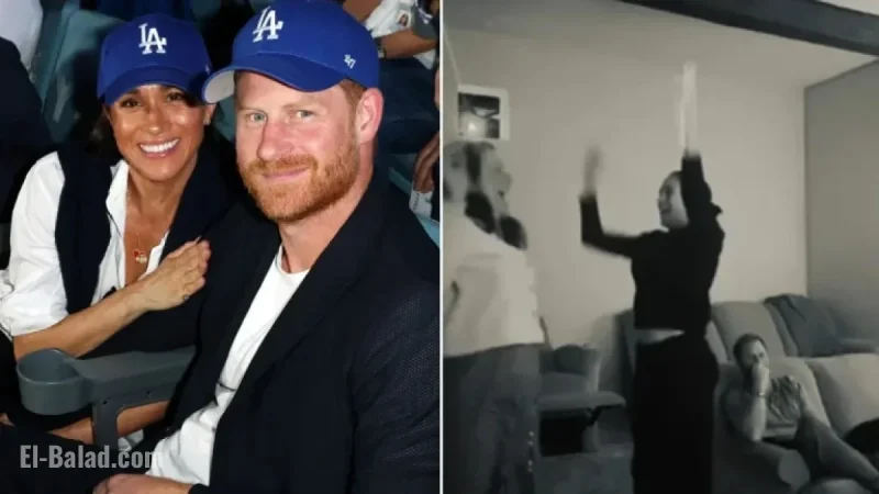 Meghan Markle Cheers Dodgers’ Win; Prince Harry’s Disappointment Evident