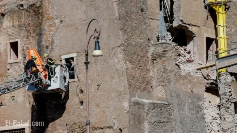 Partial Collapse of Torre dei Conti Raises Fears of Buried Victims