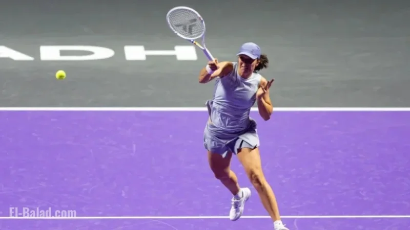 Swiatek Triumphs Over Keys on WTA Finals Debut Day