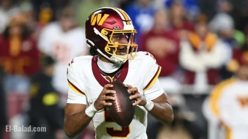 Commanders Lose Key Starters, Including Jayden Daniels, for Lions Game