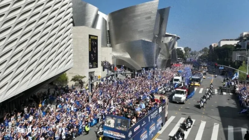 Dodgers Celebrate World Series Victory with Downtown LA Parade