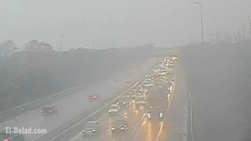 M6 Faces Major Delays After Crashes on Both Northbound and Southbound Routes