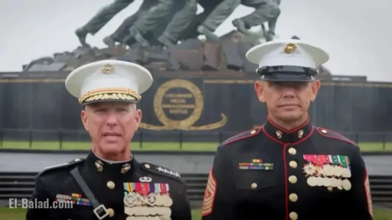 Marines Brave Rainstorm to Celebrate Corps’ Birthday