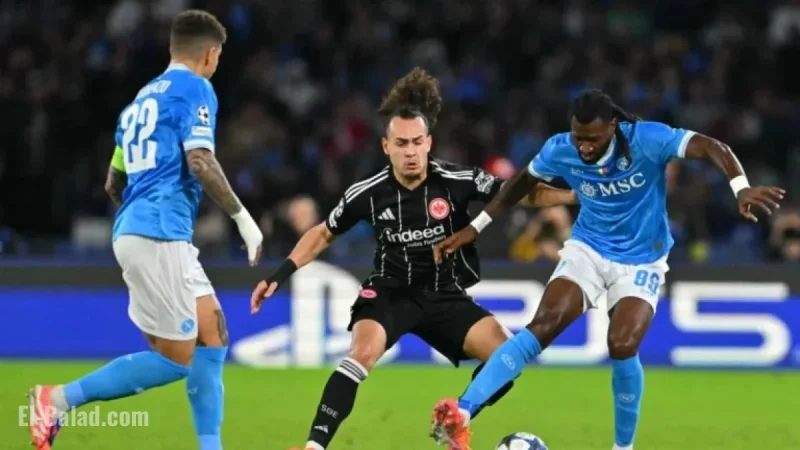 Napoli vs Eintracht: Elmas Starts, Gutierrez Positioned on Left