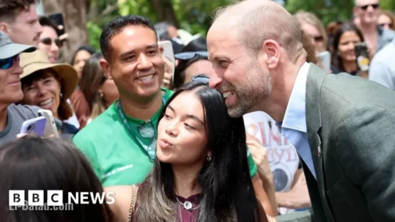 Prince William Kicks Off Brazil Visit with COP30 and Earthshot Prize Events