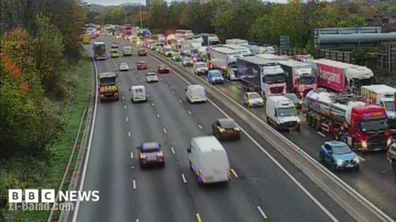 Staffordshire M6 Crash Causes Hour-Long Delays