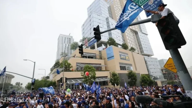 Thousands Celebrate Los Angeles Dodgers’ Victory Parade
