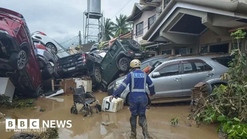 Typhoon Hits Philippines: Three Dead, Island Devastated