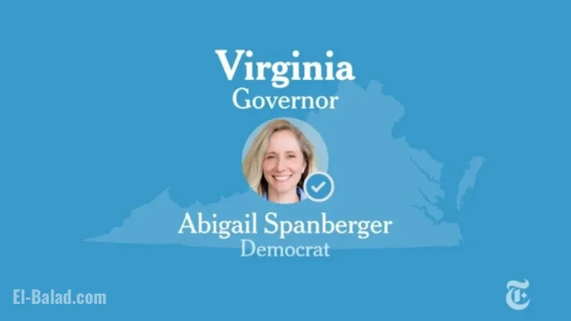 Abigail Spanberger Clinches Victory in 2025 Virginia Governor Election