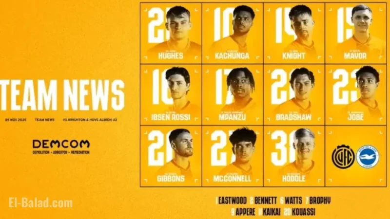 Brighton U21s Host Home Match: Team News