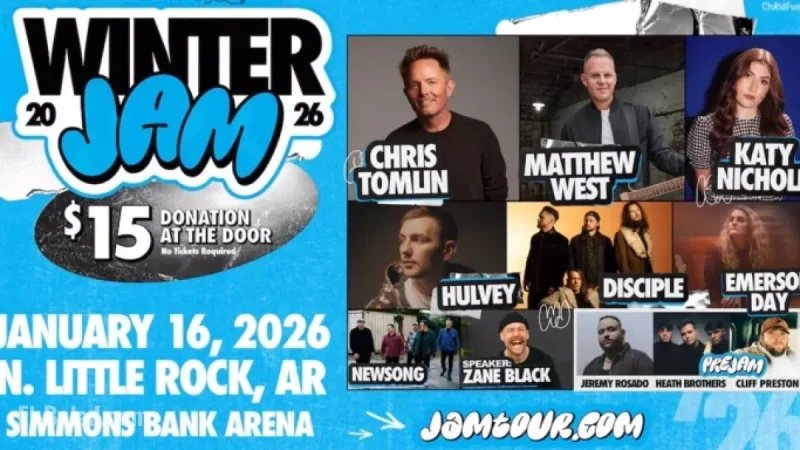 Chris Tomlin, Matthew West Lead Winter Jam Show in Arkansas