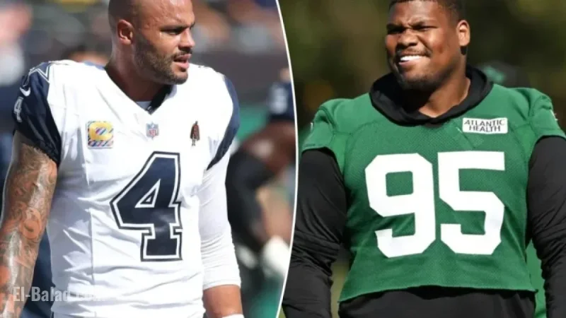 Dak Prescott Responds to Cowboys’ Trade for Quinnen Williams