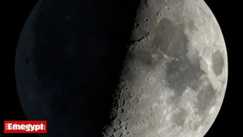 First Quarter Moon Lights Up Sky on Wednesday, October 29
