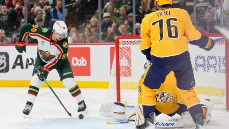 Marcus Johansson’s Unusual OT Goal Secures Wild’s Victory