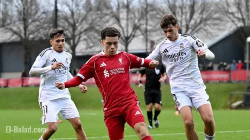Real Madrid Defeats Liverpool in Youth League Clash at Kirkby