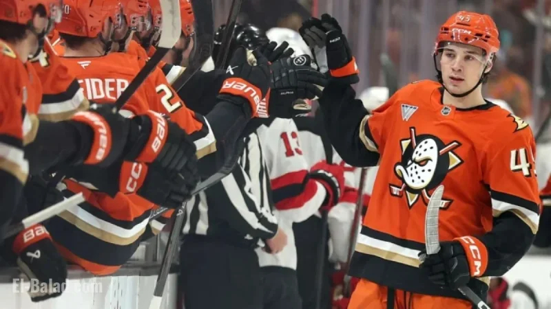 Sennecke, Gauthier Propel Ducks to Third Straight Victory Over Devils