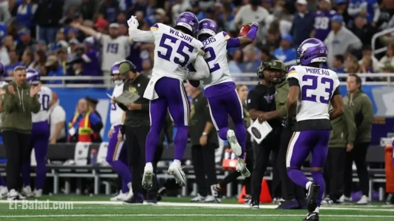 Vikings Rise After Defeating Detroit