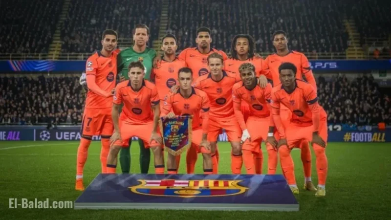 Barça vs Bruges: Halftime Score Tied at 1-1