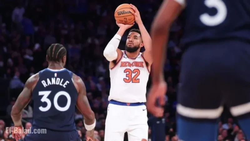 Knicks Dominate Wolves as KAT Reacts to Trade Shocker