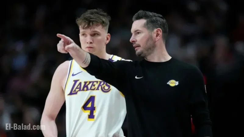 Lakers Face Challenges with Dalton Knecht, JJ Redick Offers Solutions