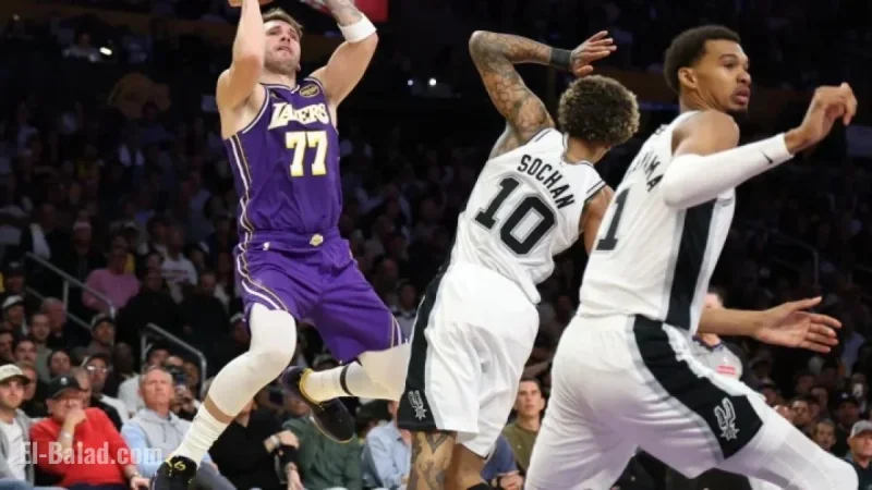 Luka Doncic Drops 35 Points in Lakers’ Foul-Filled Victory Over Spurs