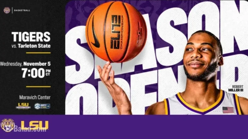 Tiger Basketball Team Tips Off Season Wednesday at Maravich Center